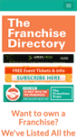 Mobile Screenshot of nationalfranchisedirectory.com